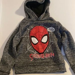 Spider Man sweat suit .